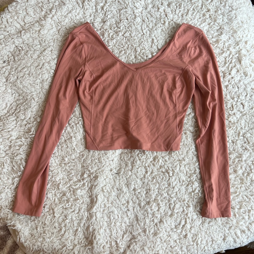Lululemon Long Sleeve Crop Top